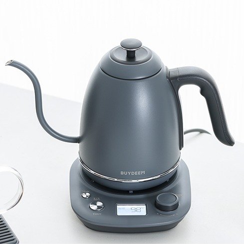 K821 Electric Gooseneck Kettle with Variable Temperature Control, Pour Over Coffee Tea Kettle, Durable 18/8 Stainless Steel, Auto Keep Warm & Built in Brewing Timer, 0.8L