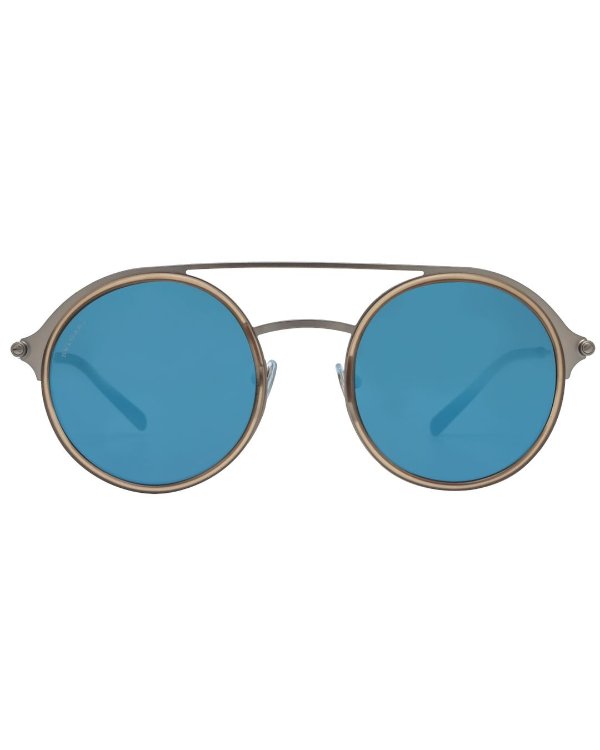 Gray And Blue Men's Metal Sunglasses BV5042-19555