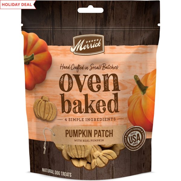 Natural Pumpkin Patch with Real Pumpkin Treats for Dogs, 11 oz. | Petco