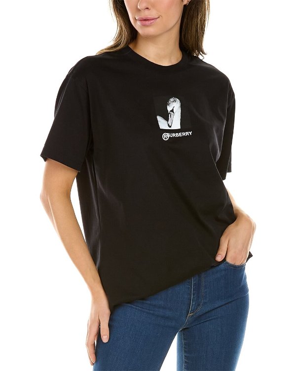 Swan Print T-Shirt