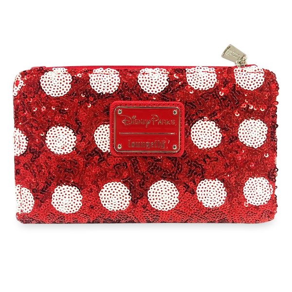 Minnie Mouse Bow Sequin Wallet by Loungefly | shopDisney