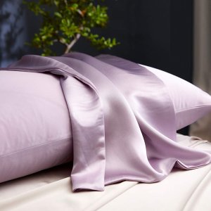 闪购：YANIBEST 100%桑蚕丝枕套，Standard 尺寸，藕粉色