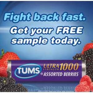 Costco 现有Tums® Ultra® Maximum 缓解胃灼热嚼片-莓果味的免费样品