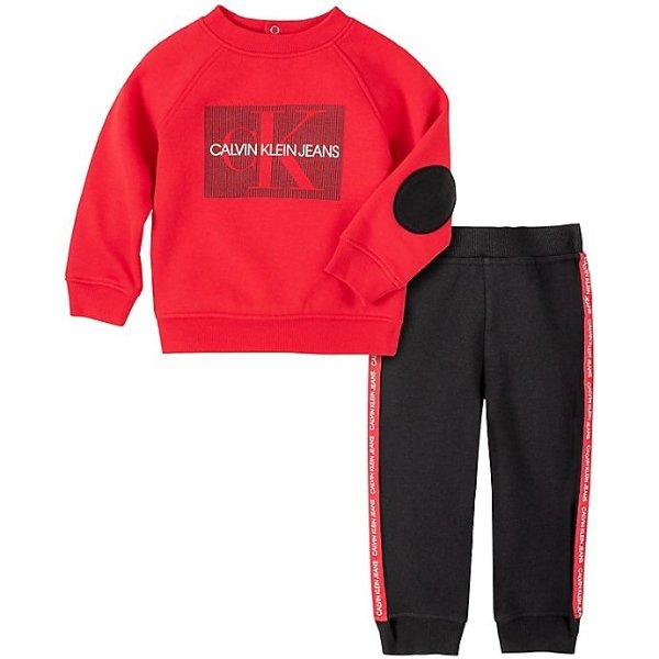® 2-Piece Jogger Set in Red | buybuy BABY