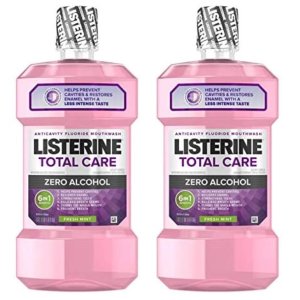 Listerine 无酒精防蛀含氟漱口水 1L*2瓶
