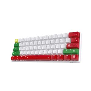 ROYAL KLUDGE 61键 RGB 蓝牙机械键盘 圣诞节配色
