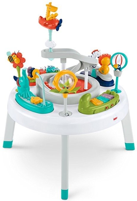 2-in-1 Sit-to-Stand Activity Center, Spin 'n Play Safari