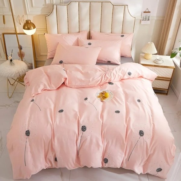 4-PCS Cotton Floral Print Cover Set Bedding Sets Comfort Cover Pillow Cases