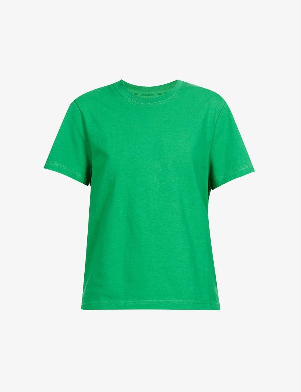 Sunrise scoop-neck cotton-jersey T-shirt