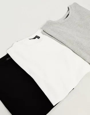 ASOS DESIGN Maternity 3-pack ultimate slim fit T-shirts with long sleeves - SAVE!