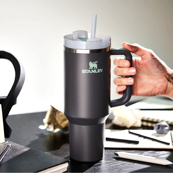 Quencher H2.0 FlowState Stainless Steel Vacuum Insulated Tumbler with Lid and Straw for Water, Iced Tea or Coffee, Smoothie and More