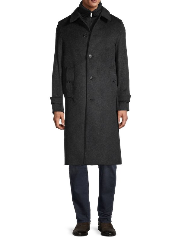 Lenthorne Wool & Cashmere Trench Coat