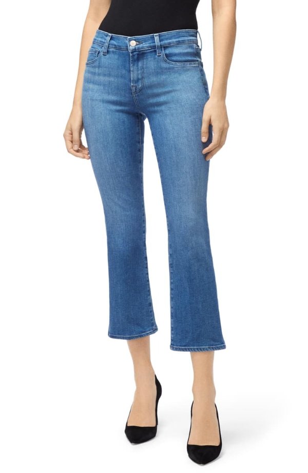 Selena Crop Bootcut Jeans