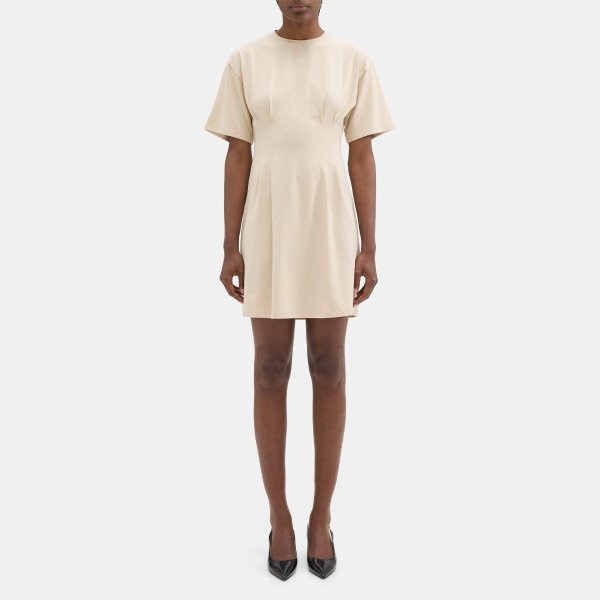 Corset Tee Dress in Stretch Modal Cotton