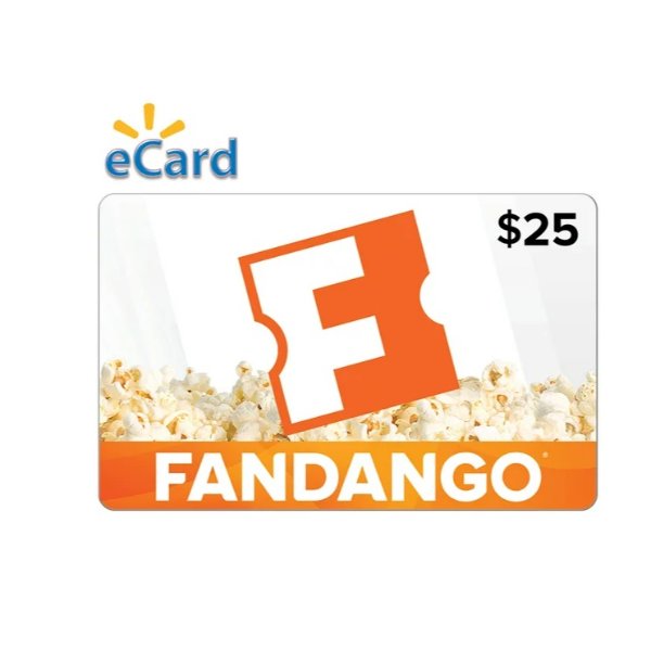 Fandango $25电子礼卡 限时特惠