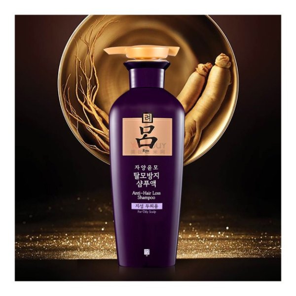 韩国RYO吕 紫色防脱发固发滋养洗发水 400ml 适合油性发质