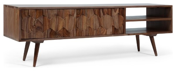 Malmo Wooden Media Unit - Midcentury - Entertainment Centers And Tv Stands - by Houzz