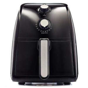 BELLA TXG-DS14-14538 Electric Hot Air Fryer with Removable Dishwasher Safe Basket, 2.5 L, Black