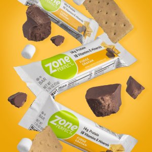 ZonePerfect Protein Bars, 18 vitamins & minerals, 14g protein, Nutritious Snack Bar, Fudge Graham, 20 Count