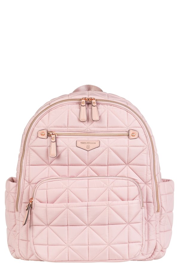Companion Quilted Nylon Diaper Backpack