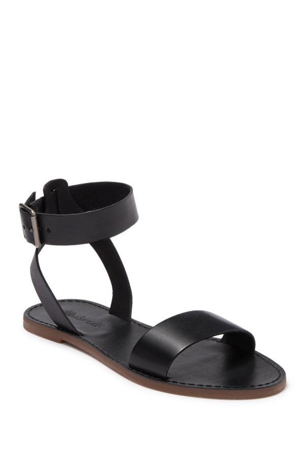 The Boardwalk Leather Ankle Strap Sandal