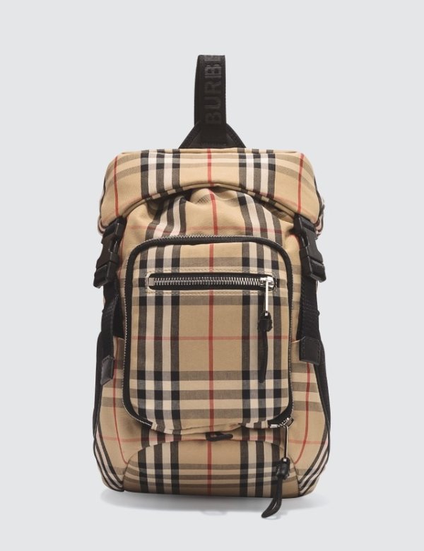 Vintage Check Bonded Backpack