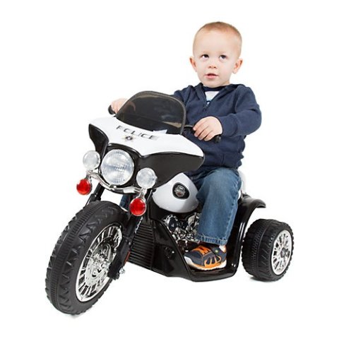 儿童警车造型三轮车