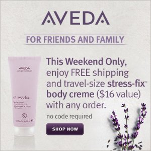  with Any Order @ Aveda