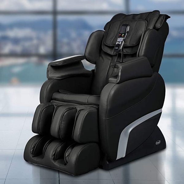 TI-7700 Zero Gravity Massage Chair, Full Body, Air Massage, and Heat Therapy (Brown)