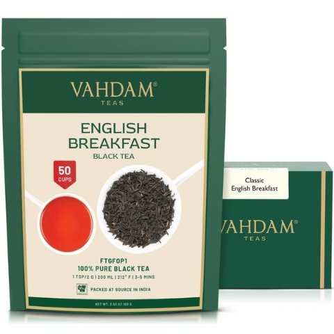 Classic English Breakfast Black Loose Leaf Tea - 16oz
