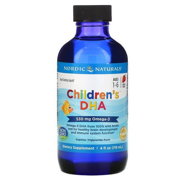 Nordic Naturals, 儿童 DHA, 530 mg, 4 fl oz (119 ml)