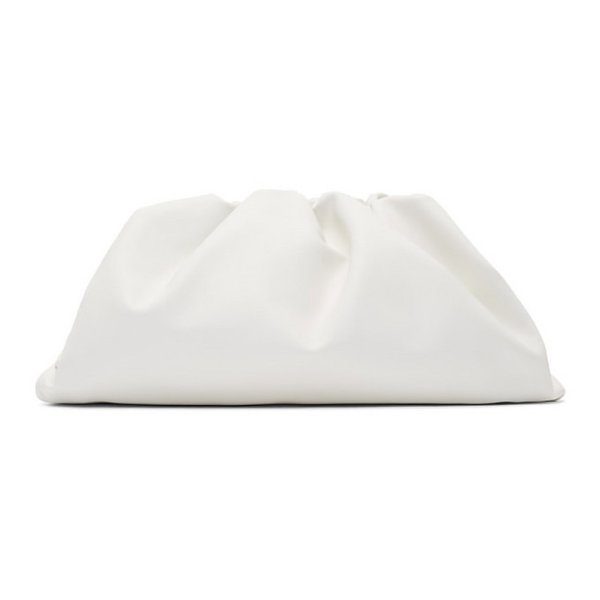 White Oversized The Pouch Clutch