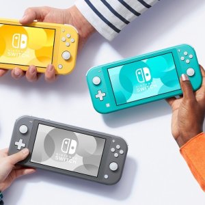 Nintendo Switch Lite 官网补货 灰色、黄色都有
