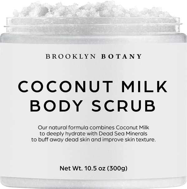Brooklyn Botany Moisturizing and Exfoliating Body, Face, Hand, Foot Scrub 10.5 oz