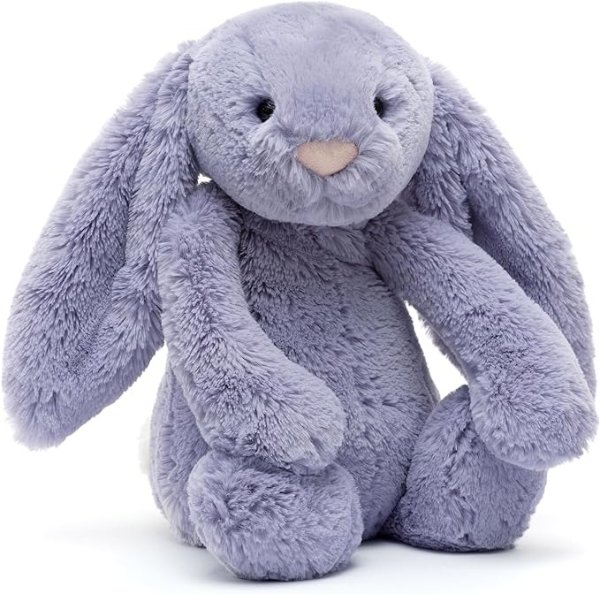 Bashful Viola Bunny Stuffed Animal Plush Toy, Medium
