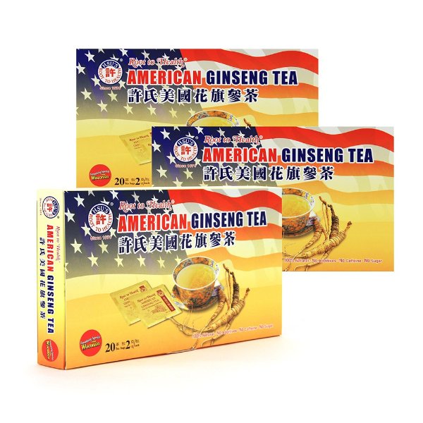 American Ginseng Tea 20's Buy 2 Get 1 Free