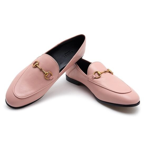 粉色乐福鞋