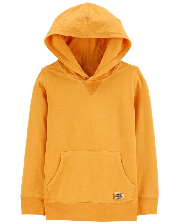 Garment-Dyed Jersey Hoodie