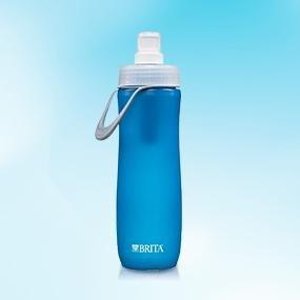 Brita Sport Water Filter Bottle, 20-Ounce, Blue