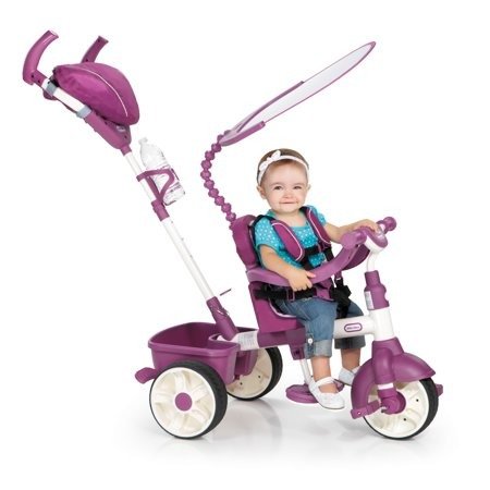 4-in-1 Sports Edition Trike, Pink/White