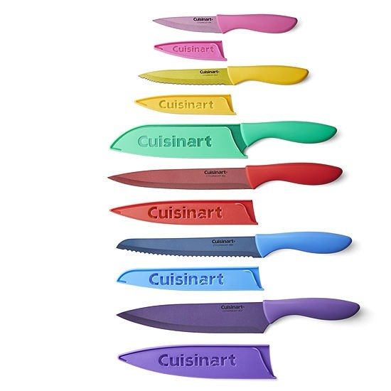 彩色刀具12件套