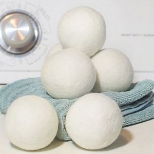 Sheep Soft Wool Dryer Balls, Extra Large (Set of 6)