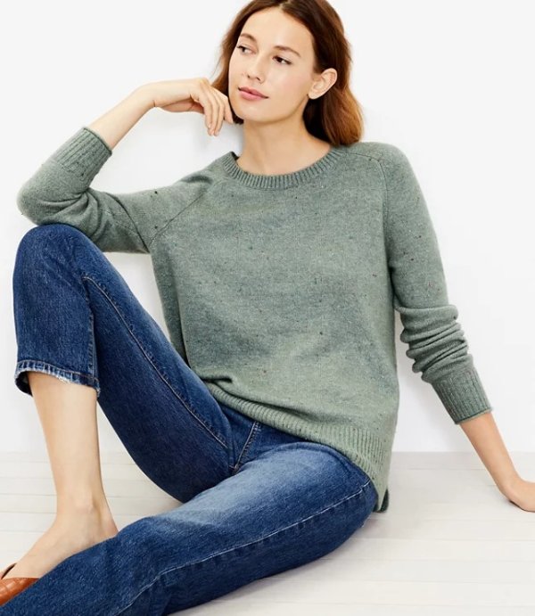 Flecked Sweater | LOFT