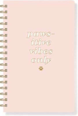 Pet Shop by Fringe Studio "Paws-itive Vibes Only" Paperback Journal, Large