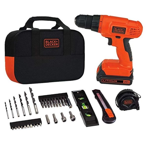 20V MAX Drill & Home Tool Kit, 34 Piece @ Amazon.com