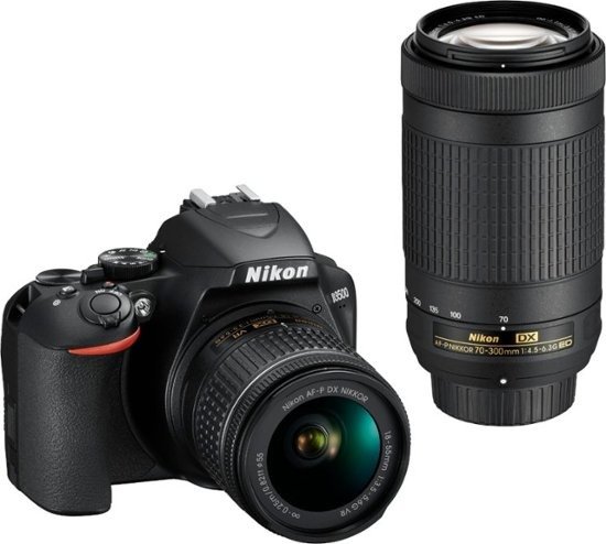Nikon D3500 单反相机 18-55mm + 70-300mm 双镜头 套机