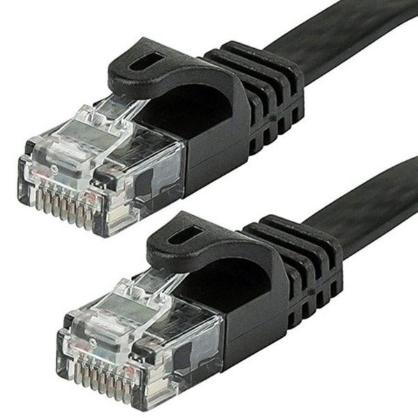 Flat Cat6 Ethernet Cable 14 Feet 30AWG