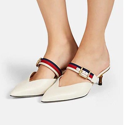 Buckle-Strap Leather Mules Buckle-Strap Leather Mules