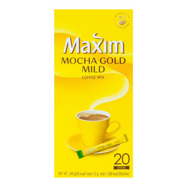 MAXIM Mocha Gold Mild Coffee Mix 12gx20sticks