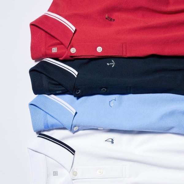 Dry Pique Embroidered Polo Shirt | UNIQLO US